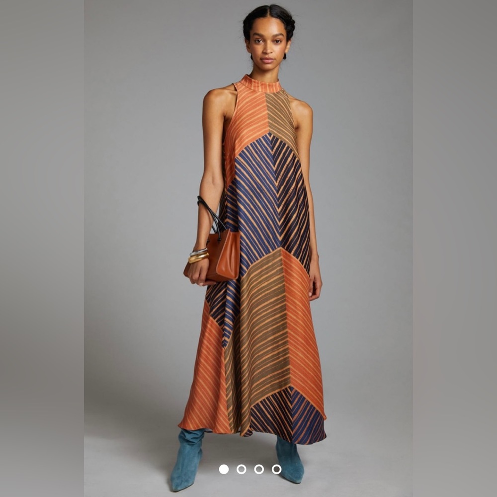 Farm Rio Halter Maxi Dress